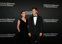 NEW YORK, NEW YORK - DECEMBER 05: (L to R) Scarlett Johansson and Colin Jost attend the American Museum of Natural History's 2024 Museum Gala at the American Museum of Natural History on December 05, 2024 in New York City. (Photo by Slaven Vlasic/Getty Images for the American Museum of Natural History)